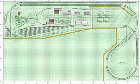 Image result for Ho Shelf Plan Train Layouts | Model trains, N scale train layout, Model railway ...