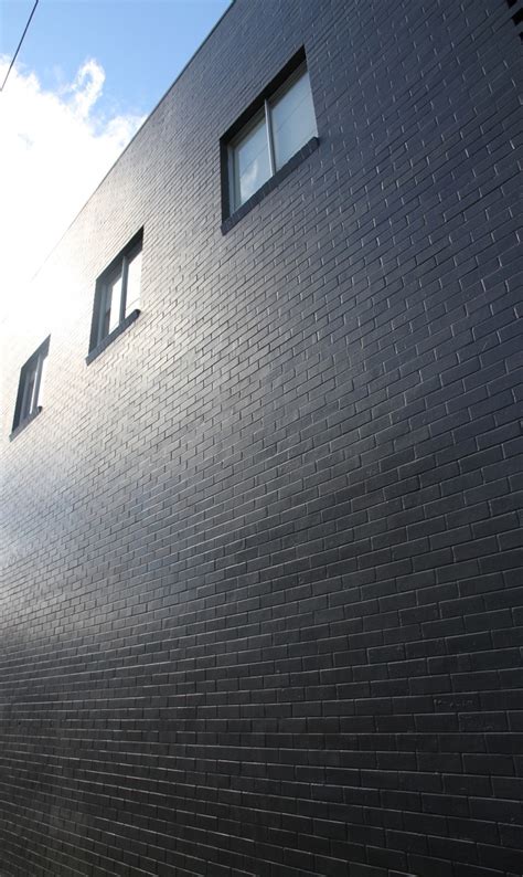 black brick wall, 2013. | Architectural materials, Black brick wall ...