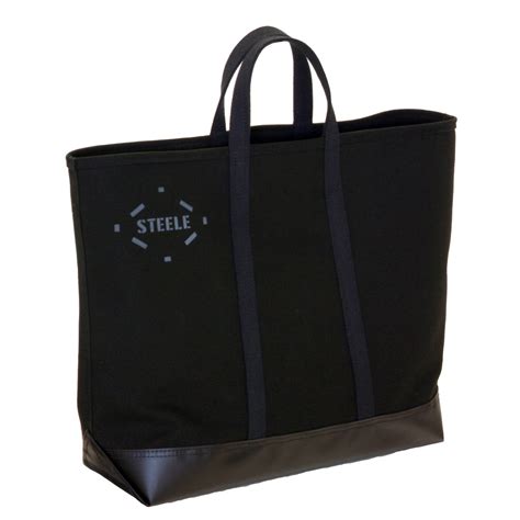 Black Canvas Tote Bag - Medium – Steele Canvas Basket Corp