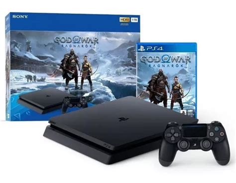 Sony PlayStation 4 Slim 1TB God of War Ragnarok Bundle color negro ...