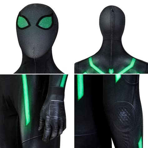 Spider Man PS4 Stealth Big Time Suit Cosplay Costume M L XL In Stock