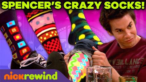 Every CRAZY Socko Sock Spencer Ever Wore! 🧦 iCarly | NickRewind - YouTube