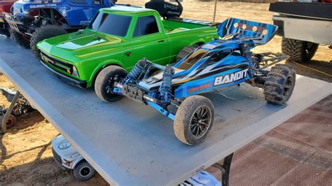 showcasing some of the cars for tonights event, yuma rc sand drags with ...