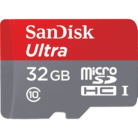 SanDisk Ultra Micro SD Card Class 10 32GB UHS-I MicroSDHC 80MB/s Memory Card : Mascom International