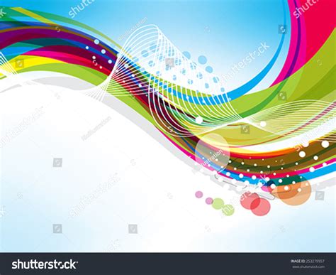 Abstract Colorful Wave Background Arrow Vector Stock Vector (Royalty Free) 253279957 | Shutterstock