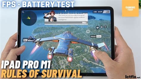 iPad Pro M1 2021 Rules of Survival Gaming Test | Apple M1, 8GB RAM - ICTfix