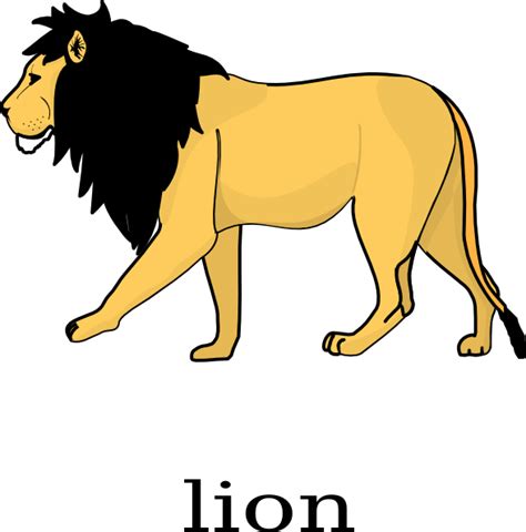 Lion Clip Art at Clker.com - vector clip art online, royalty free ...