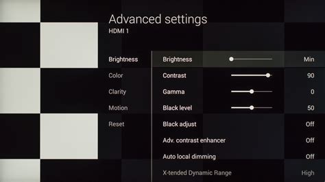 Sony X930C LED TV Calibration Settings