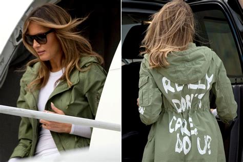 Melania Trump Confirms 'I Really Don't Care' Jacket Was a Message to Media