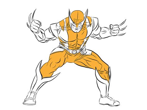 Wolverine Digital Drawing :: Behance