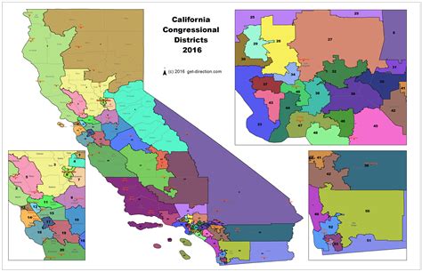 CA Voting Districts Map