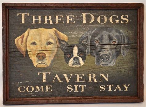 Dog Portrait, Pet Portrait, Custom antique & vintage Looking Trade, Tavern Signs, Hand Painted ...