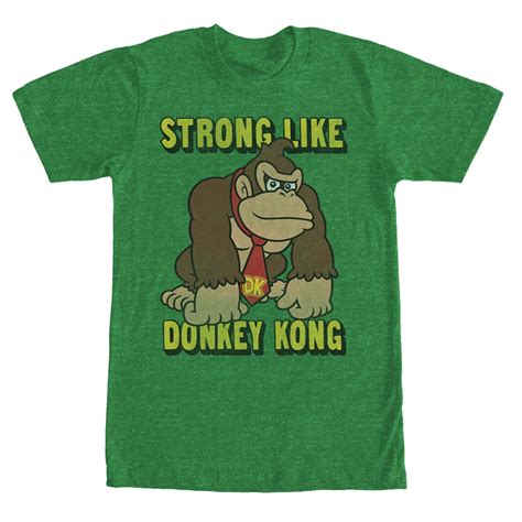 Nintendo - Men's Nintendo Strong Like Donkey Kong T-Shirt - Walmart.com ...