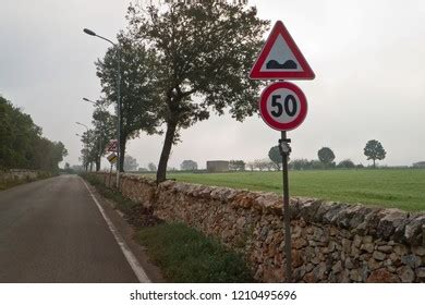 Country Road Road Signsstreet Lighting Stone Stock Photo 1210495696 | Shutterstock