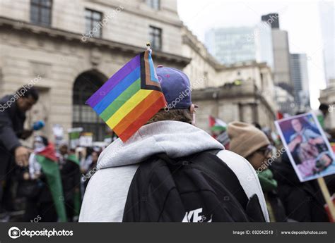 London December 2023 Thousands Attend Pro Palestinian Protest Pro ...