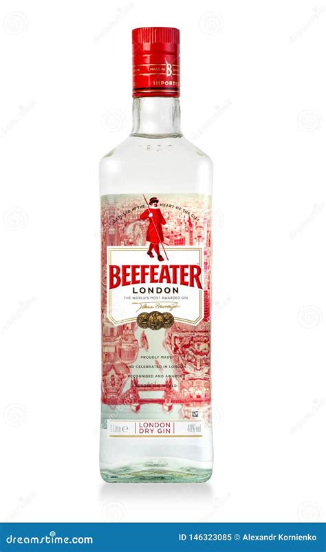 Beefeater Gin isolated editorial image. Image of distilled - 146323085