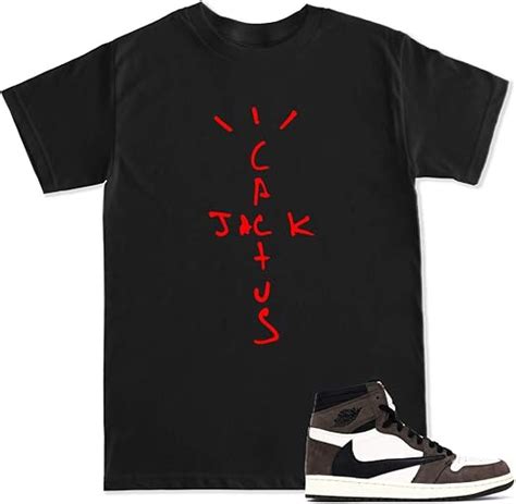 Amazon.com: Men's Cactus Jack Retro 1 T Shirt: Clothing