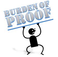 THE BURDEN OF PROOF - HammondTownsend