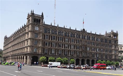 The Mexico City Government Building: southeast corner of the Zócalo