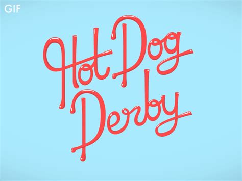 Hot Dog Derby GIF by Brian Recktenwald on Dribbble