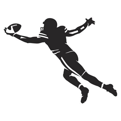 One Hand Football Catch Wall Decal