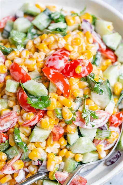 Creamy Corn Salad | Best corn salad recipe, Sweet corn salad recipe, Corn salad recipes