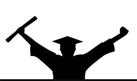 Silhouette Graduation Clipart Clip Art Library - vrogue.co