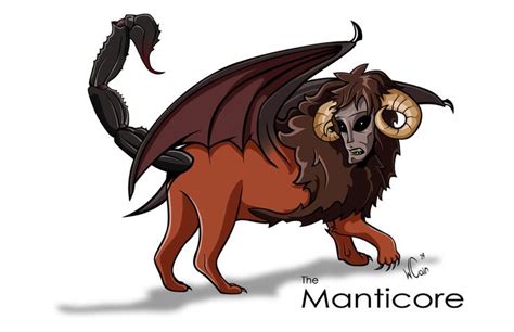 Manticore by wccomics on DeviantArt | Manticore, Art, Lion sculpture