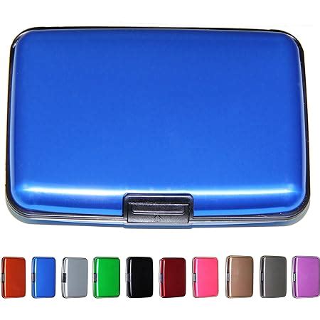 Aluminum RFID Blocking Credit Card Holder for Men & Women, Cool Slim Metal Business Card Case ...