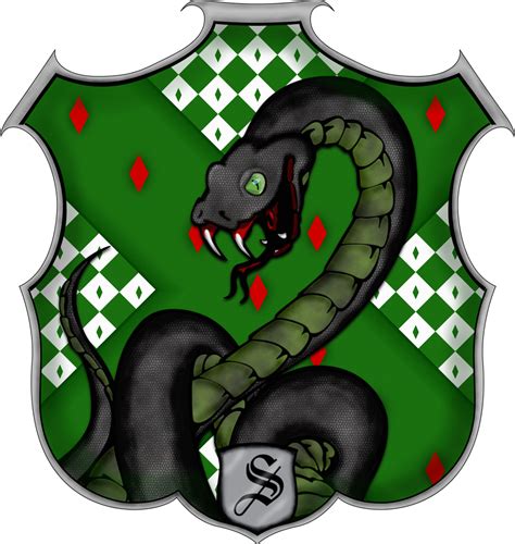 Slytherin Crest by witcheewoman on DeviantArt