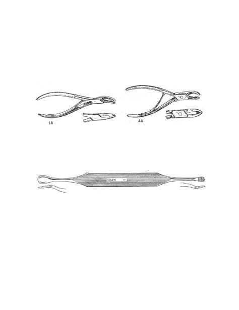 Rongeur Forceps (Rongeur) - Dental Instrument Setups