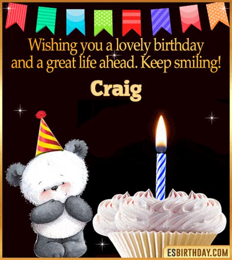 Happy Birthday Craig GIF 🎂 Images Animated Wishes【28 GiFs】