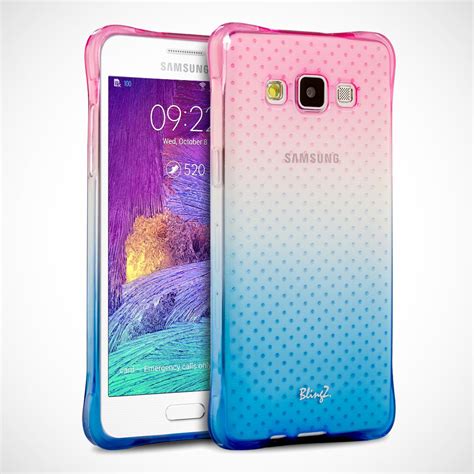 Samsung Galaxy A3 (2015) Case, Colorful Edge Bumper Silicone Gel TPU ...