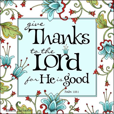 Color way - ART PRINT... Give Thanks to the Lord... 7x7 or by karladornacher, $15.00 | Bible ...