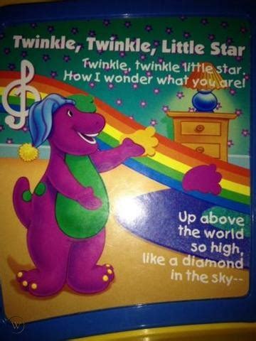 BARNEY MUSICAL NURSERY RHYME INTERACTIVE BOOK- RARE! | #479995605