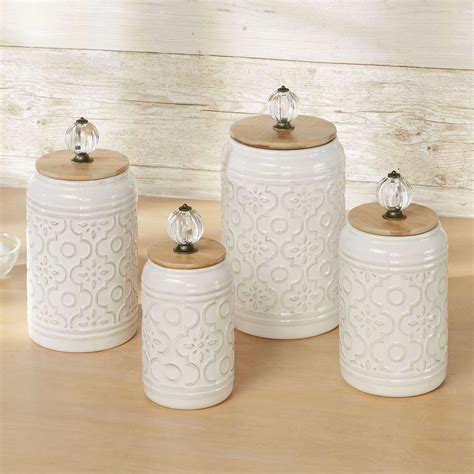 ceramic kitchen canisters - How to Decorate a Small Living Room and Dining Room