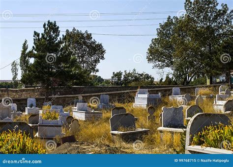 Muslim Graveyard, Graveyard Paintings, Tombstones and the Turkish ...