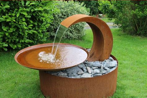 Corten Steel Water Features Whatsapp/Skype: +86 15537295018 | Water features in the garden, Diy ...