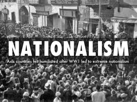 Nationalism Ww1 Meaning