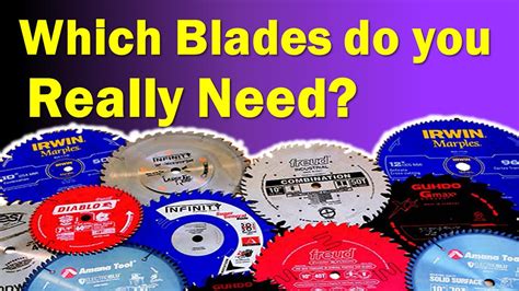 Table Saw Blades for Woodworking: The Ultimate Guide - YouTube