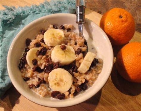 Farro Breakfast Cereal | Breakfast, Recipes, Raw food recipes