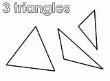 Triangle Trace Colouring Pages Sketch Coloring Page sketch template