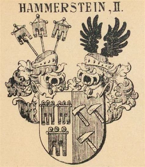 Hammerstein Family Crest, Coat of Arms and Name History