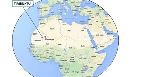 Timbuktu On Map Of Africa | US States Map