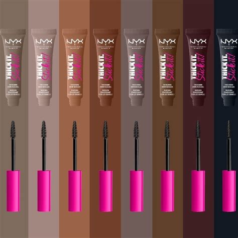 NYX Prof. Makeup Thick It. Stick It! Brow Mascara 7 ml - Brunette