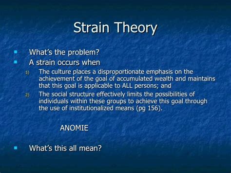 Strain theories