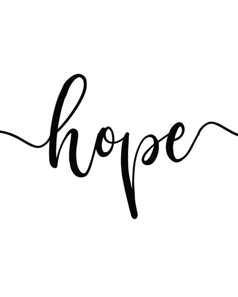 Faith, Hope, Love Printable Three Word Set, Calligraphy Black and White Printables, Typography ...