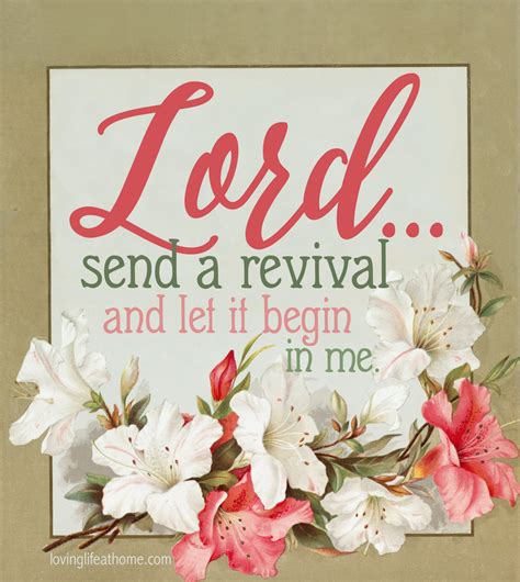 A Prayer for Revival (Free Printable) - Loving Life at Home