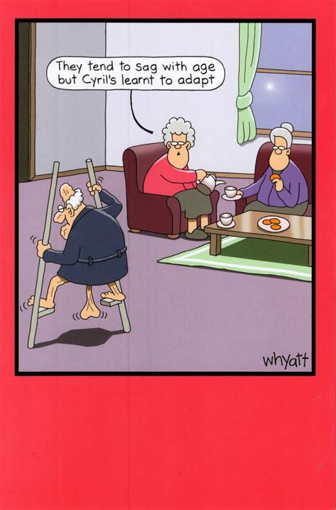 Funny Sag WIth Age Year Birthday Greeting Card Traces Of Nuts Humour ...