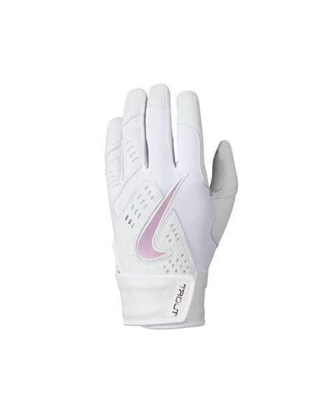 Nike Leather Trout Elite 2.0 Baseball Batting Gloves in White for Men ...